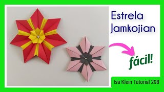 Como fazer mandala de Origami | Estrela Jamkojian | [Tutorial 298]