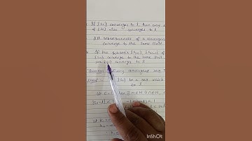 what is the Relation of convergence of sequence n subsequence.sem3.B.sc.math