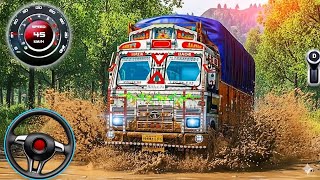 Indian Truck Offroad Mud Driving 🚛💥 | Extreme Truck Simulator Gameplay Hindi screenshot 4