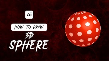 How to draw 3D SPHERE step by step in Illustrator