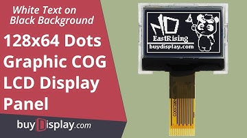 0.96 inch Low Cost Black 128x64 Graphic COG LCD Display ST7567 SPI