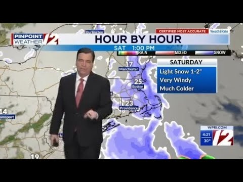 WPRI 12 Weather Now 2/4/26 Light Snow Friday Night Into Saturday - YouTube