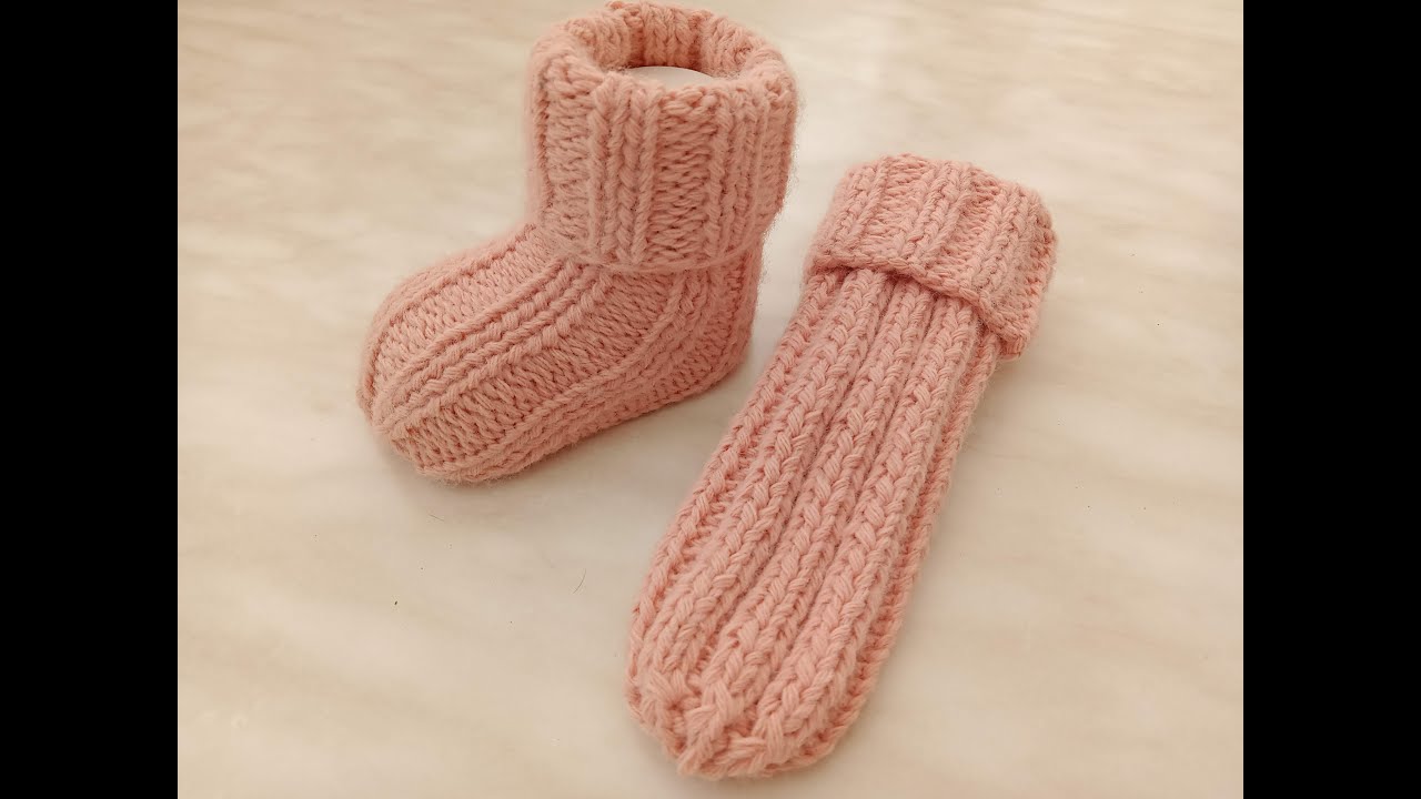 0-6 AY İÇİN KOLAY ÇORAP PATİK YAPIMI