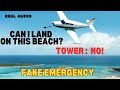 Reckless pilot fakes emergency  illegally lands on nyc beach for fun atc