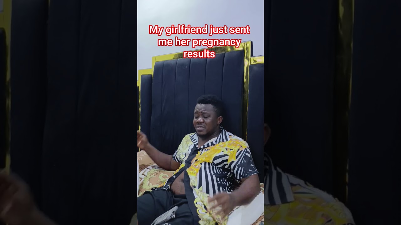 just chilling with my wife when my girlfriend sent her pregnancy result