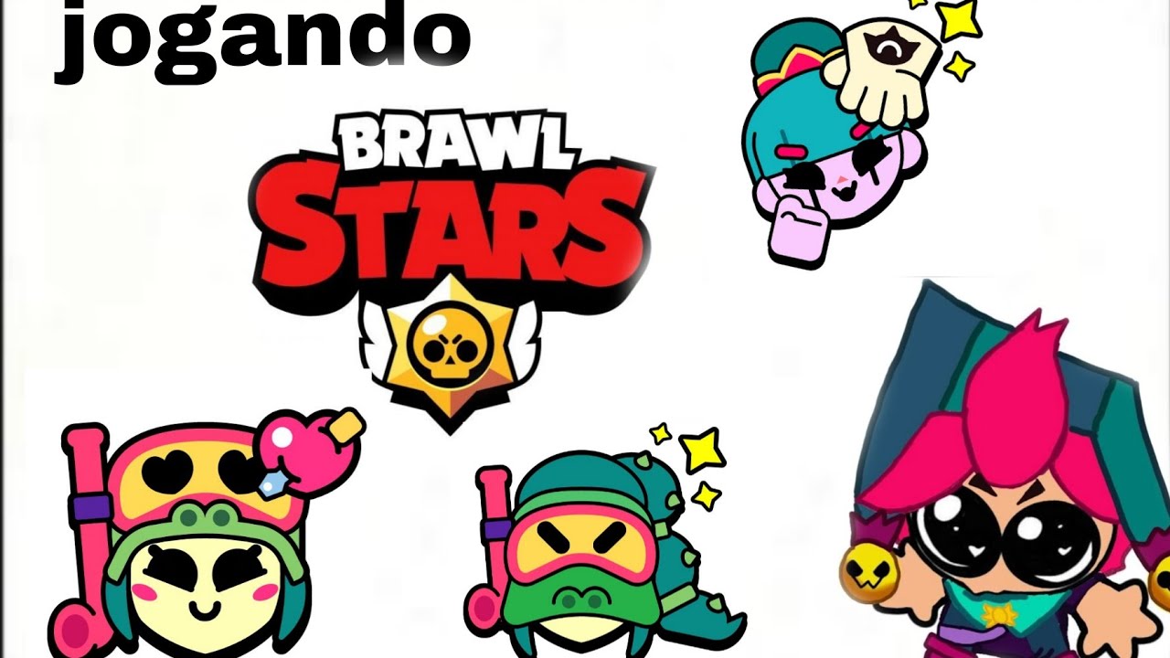 Jogando brawl stars com (quase) todos os meus personagens :)