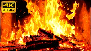 🔥 The Best Burning Fireplace (10 Hours) with Crackling Logs and Fire Sounds 🔥 Burning Fireplace 4K