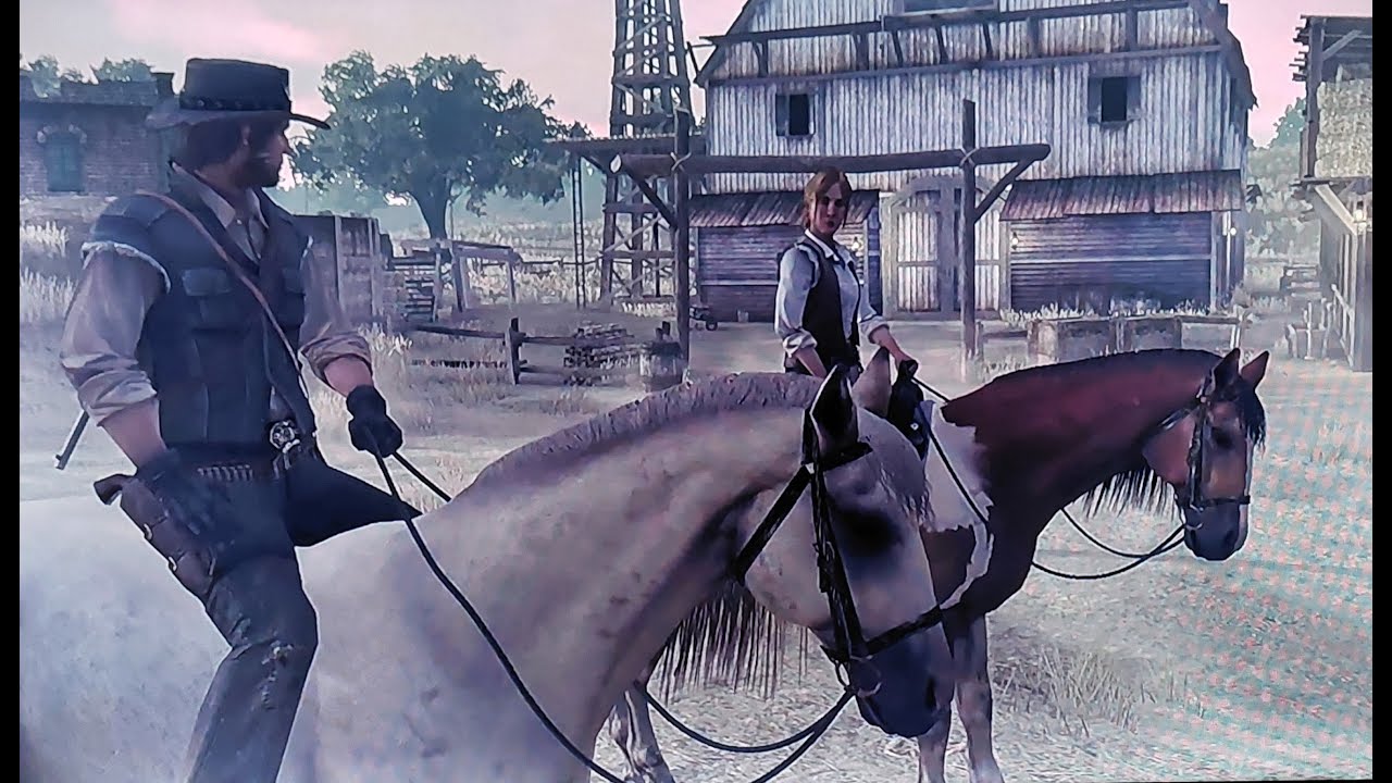Red Dead Redemption Racing Bonnie With The White Stallion And Baylock ...