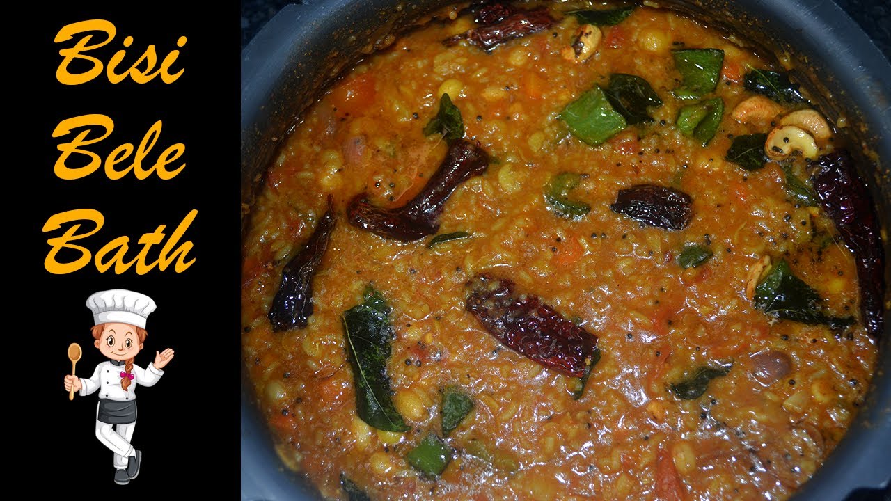 Bisi Bele Bath | Sambar Sadam Recipe | Bisibelebath Recipe in Tamil ...