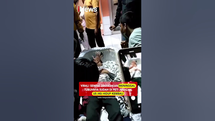 Viral! Seorang Pria Hidup Kembali usai Dinyatakan Meninggal dan Tubuhnya Sudah Masuk Peti Jenazah