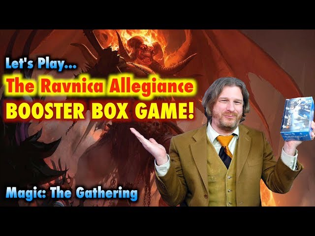 Let's Play The Ravnica Allegiance Booster Box Game For Magic: The Gathering!  - YouTube
