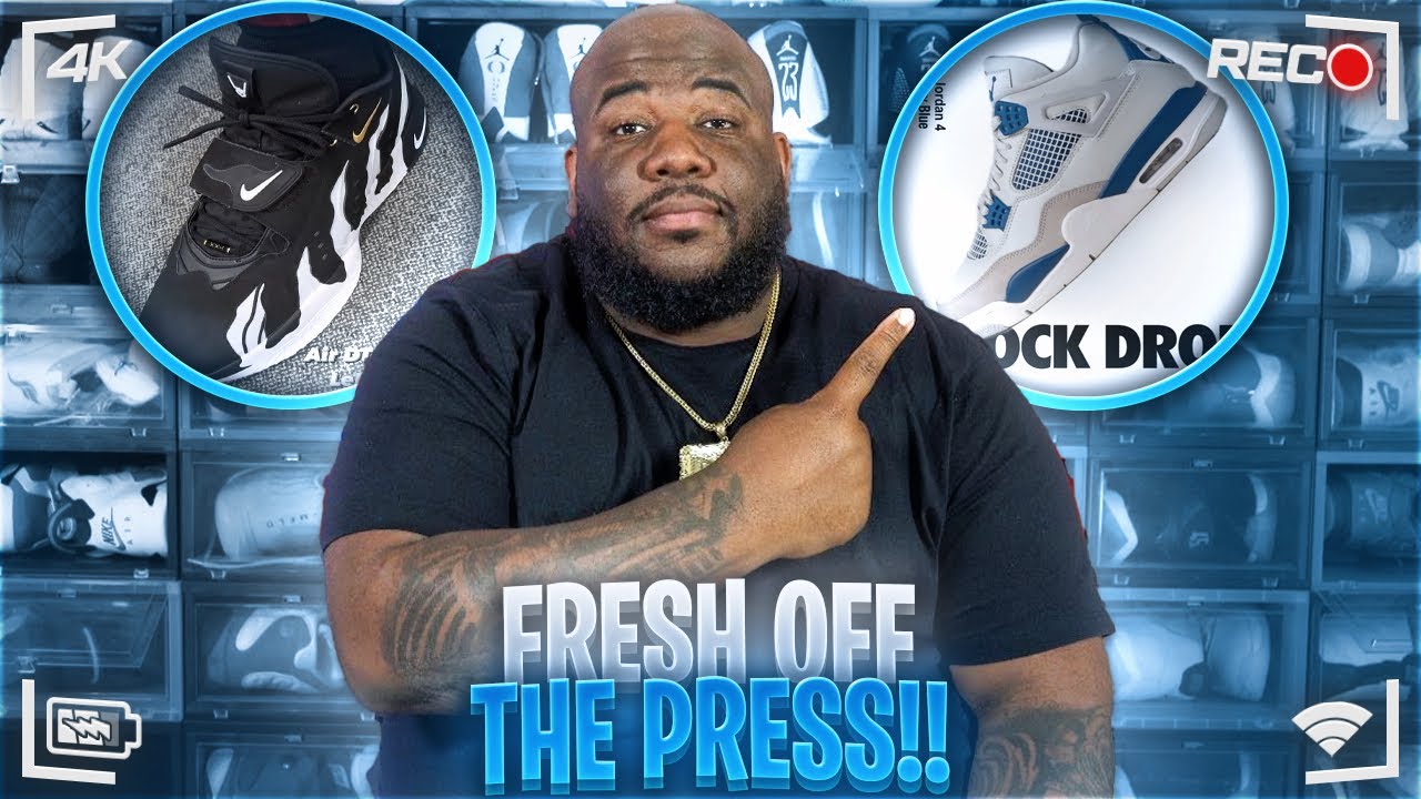 MILTARY BLUE 4s SHOCK DROP INFO WHICH ALL STAR SHOE STOLE THE WEEKEND? - YouTube