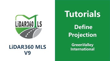 Gaussian Splatting Reconstruction | Define Projection | LiDAR360MLS