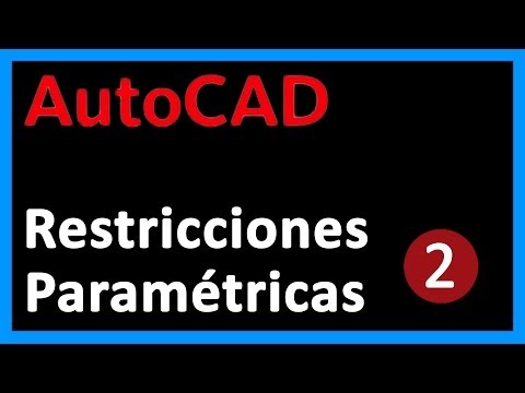 Video: ¿Cómo aplico restricciones dimensionales en AutoCAD?