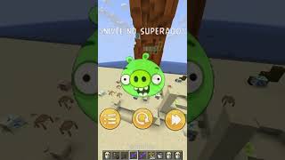Angry Birds In Minecraft! 💥 Destroying The Pig Fortresses! (Part 2)