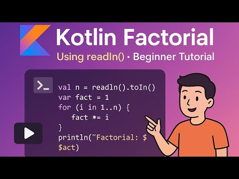 Kotlin Factorial Calculating Function using readln[taking input from keyboard]