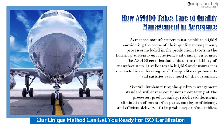 How AS9100 Standard Ensures Quality and Reliability of Aerospace Products