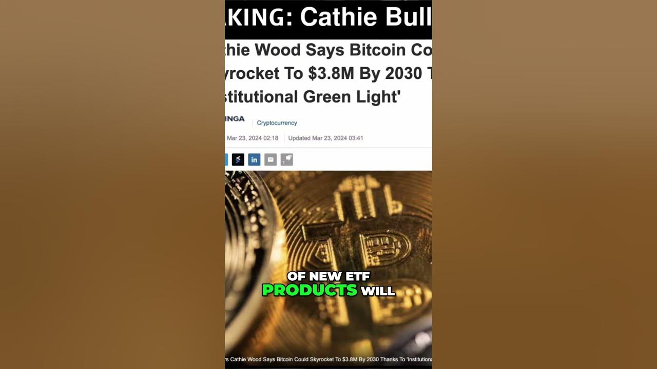 2 Bitcoin Price Prediction 2030 Cathy Wood's Shocking Forecast for BTC Value YouTube