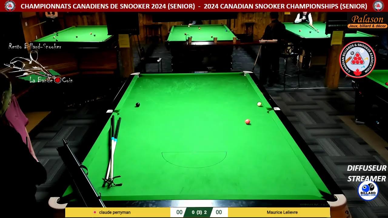 Championnats canadiens de snooker cbsa 2024 la bande au coin qc