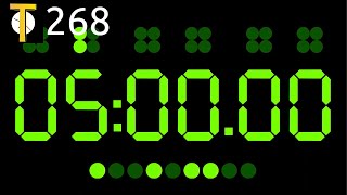 🇪🇳 [4K] Binary 5 minute timer ( v 268 ) + music