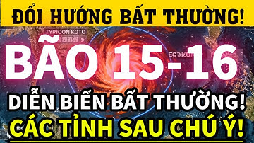 ⚠️KHẨN: BÃO SỐ 15 ĐANG ĐỔI HƯỚNG? TĂNG CẤP ĐIÊN CUỒNG – ĐỔ BỘ Ở ĐÂU?