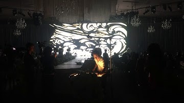 Biểu diễn tranh cát mừng xuân 2017