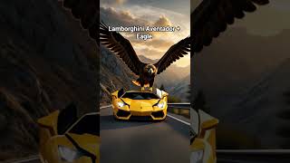 Lamborghini Aventador + Eagle #viral #shorts #ia #update #animasi #car
