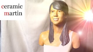 Kate Liu ceramic sculpture  - making of -