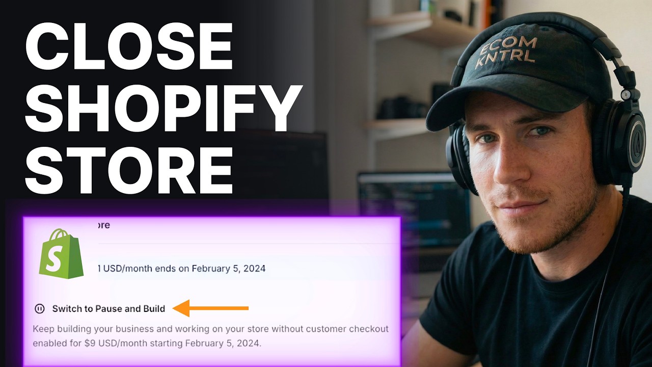 Close Shopify Store How to Temporarily Close Shopify Store (2026) | Password Page - YouTube
