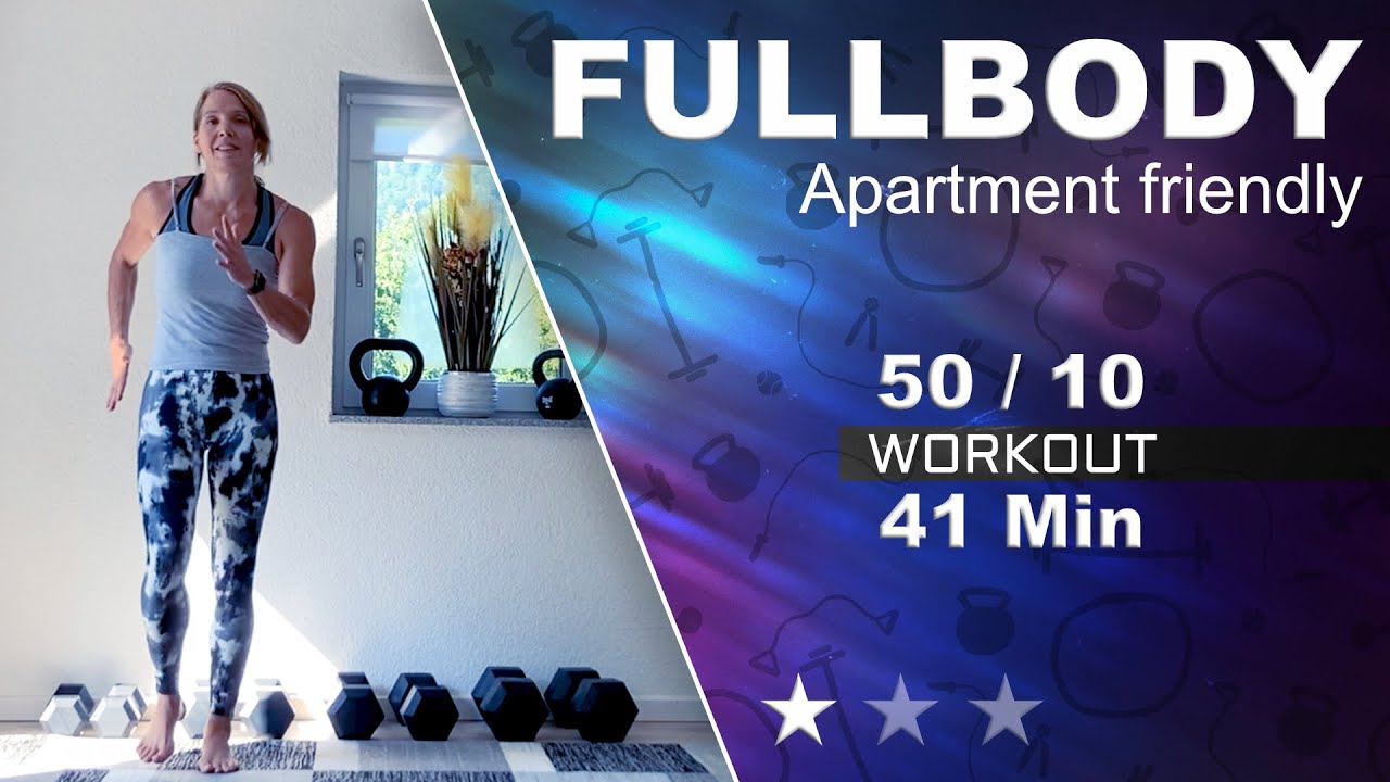 41 Min HIIT Fullbody Workout Easy Apartment friendly YouTube
