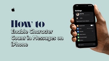 How to Enable Character Count in Messages on iPhone