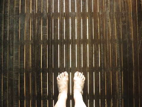 Предбанник тёплый пол / баня теплый пол самодельный/ warm floor in the bath house