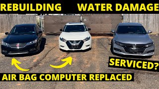 REBUILDING & REPLACING SRS & SERVICING WATER DAMAGE CARS PART 3