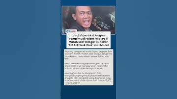 Aksi Arogan Pengemudi Pajero Marah saat Ditegur, Ternyata Pelat Polri Palsu Kini Diamankan Aparat