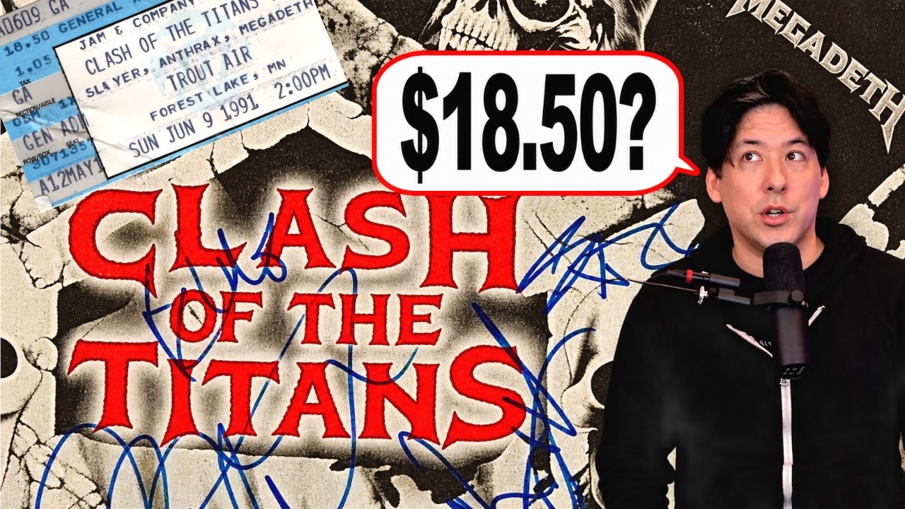 My TOP 10 Most Life-Altering Concerts! (w/ticket stub proof)