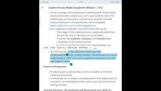 PME 801 - Module 1 - Creative Processes