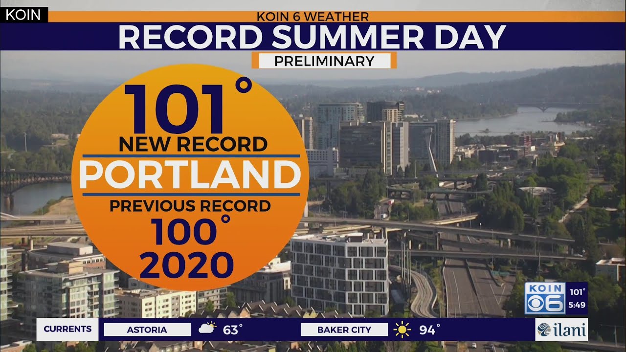 Weather forecast: Portland breaks a record high on Tuesday, with ...