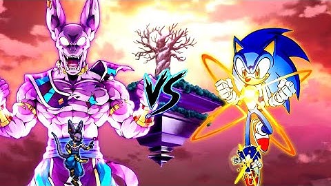 Lord Beerus MUI V4 OP VS Sonic Chaos V4 JVL OP (all form) in Jump Force Mugen