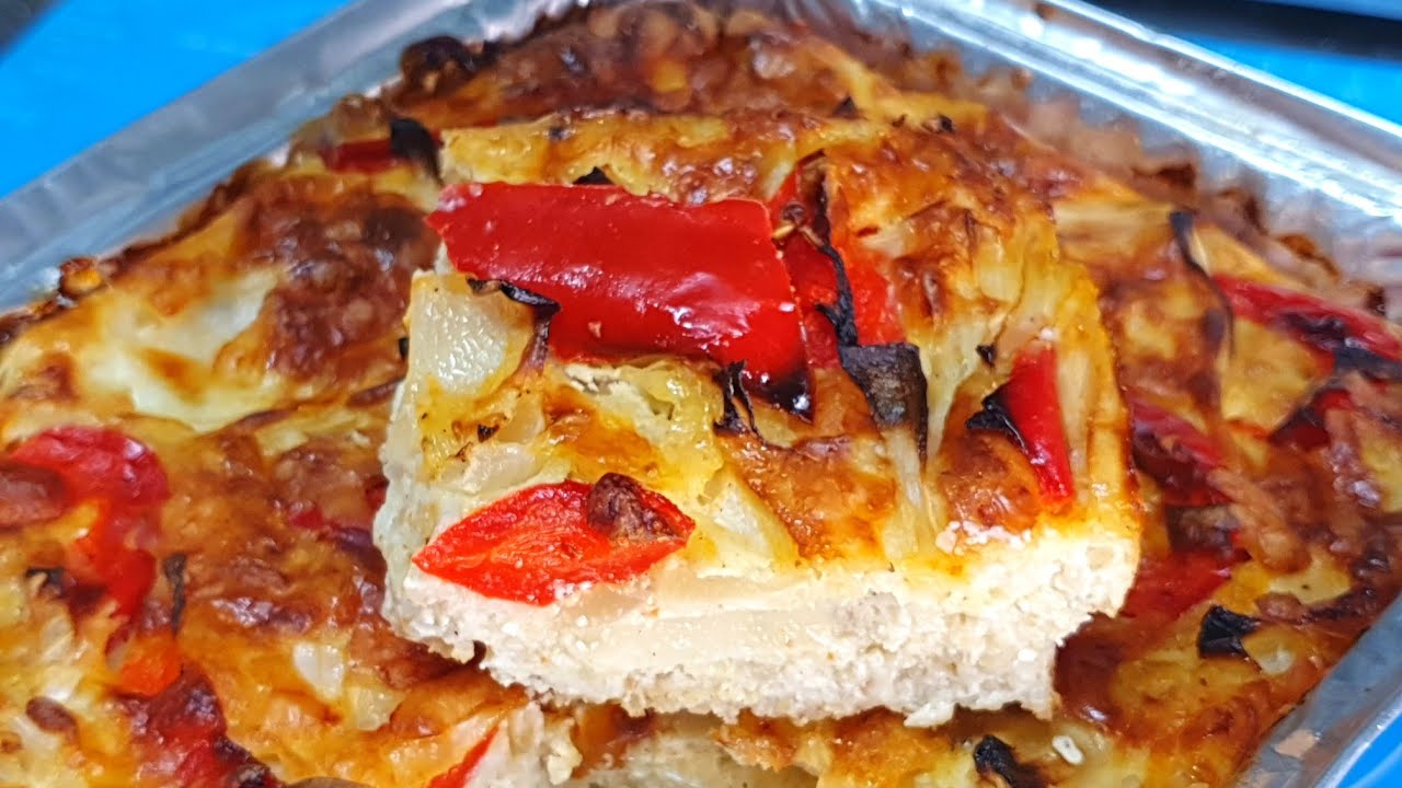 פשטידת גבינות ופלפלים גם כשרה לפסח Pepper and cheese pie for Passover