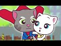 Talking tom friends  minis  tom sang pengawal  kartun lucu  tobo kids tv bahasa