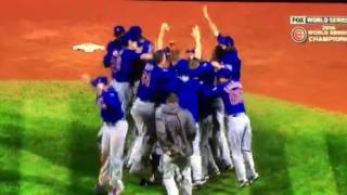 Chicago cubs win world series 2016 last out!!!