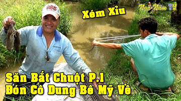 Săn Bắt Chuột Đón Cô Dung Bên Mỹ Về Chơi Anh Bình Chụp Con Này Xém Xỉu ?/Catch The Mouse/NGÃ NĂM TV