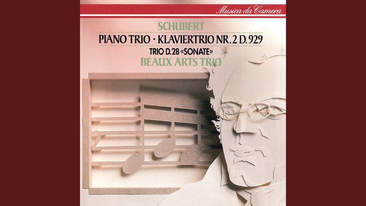 YouTube पर Schubert: Piano Trio No. 2 in E flat, Op. 100 D.929: 2. Andante con moto देखें YouTube पर Schubert: Piano Trio No. 2 in E flat, Op. 100 D.929: 2. Andante con moto देखें