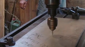 Drilling a Base Plate - Hurco Machining Center with LinuxCNC