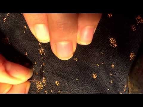 Fixing a pulled warp thread in a woven wrap