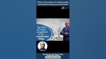 What is the purpose of setting quality benchmarks during preconstruction?