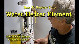 How to replace your water heater elements. Step by step instructions. Replace the elements yourself.