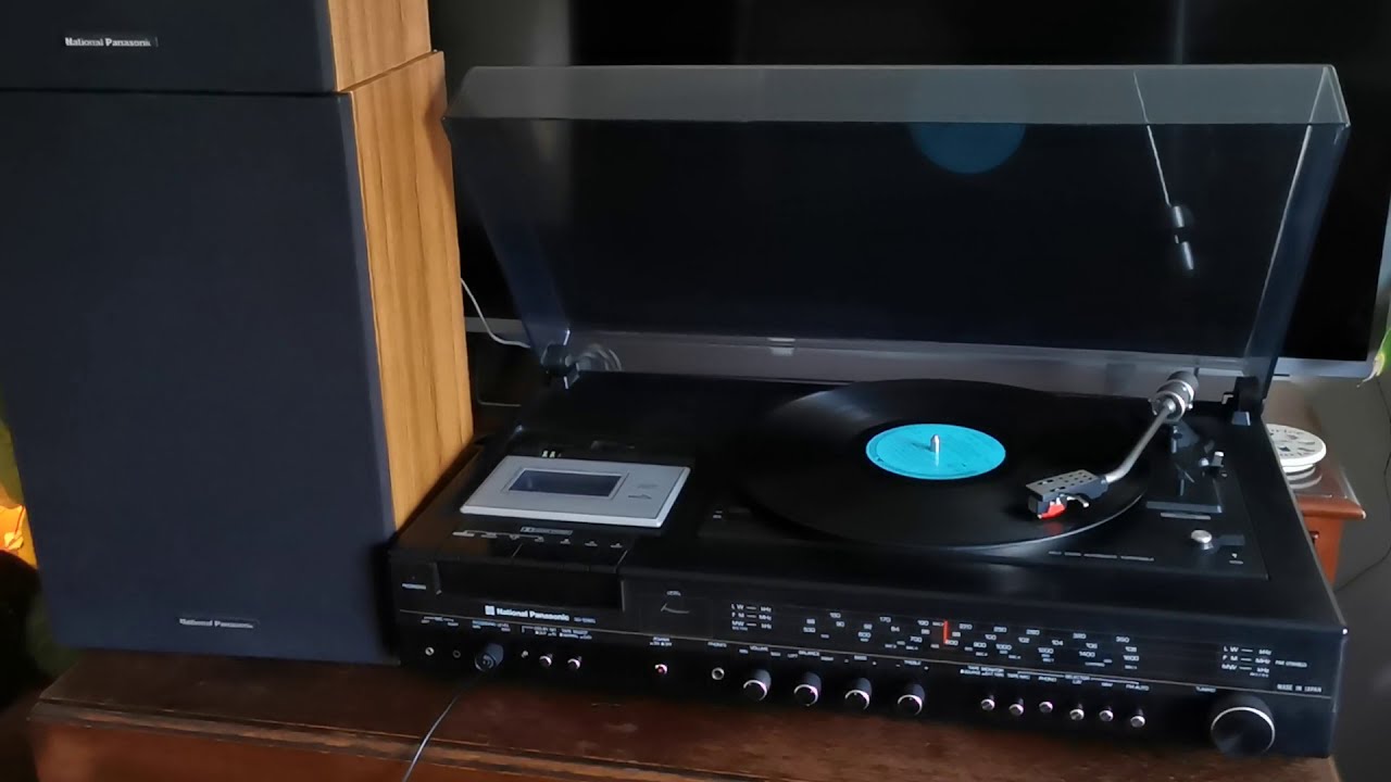 DEMO Panasonic SG1090L Stereo Music Centre Record Turntable, Tape