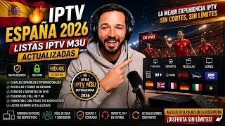 🔥 IPTV España 2026 | Listas IPTV M3U ACTUALIZADAS | SIN BLOQUEOS y Sin VPN | HD / 4K screenshot 4