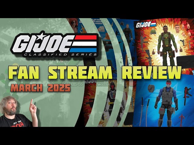 New GI Joe Classified Releases! Fan Stream Reveals March